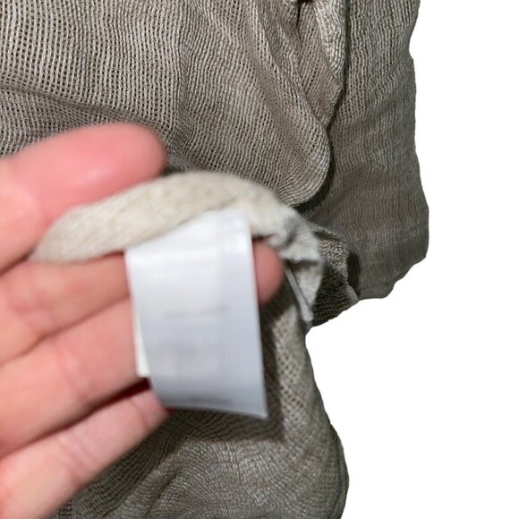 J Jill Womens Top Size XL Gray Gauzy Knit Lagenlook Crew Neck Casual New - Picture 7 of 11